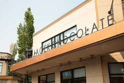 Image of Outside view of JACEK chocolate signage on crestwood store